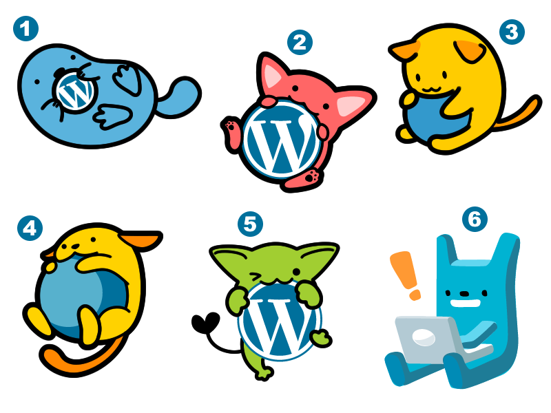 Japanese WordPress mascot ideas