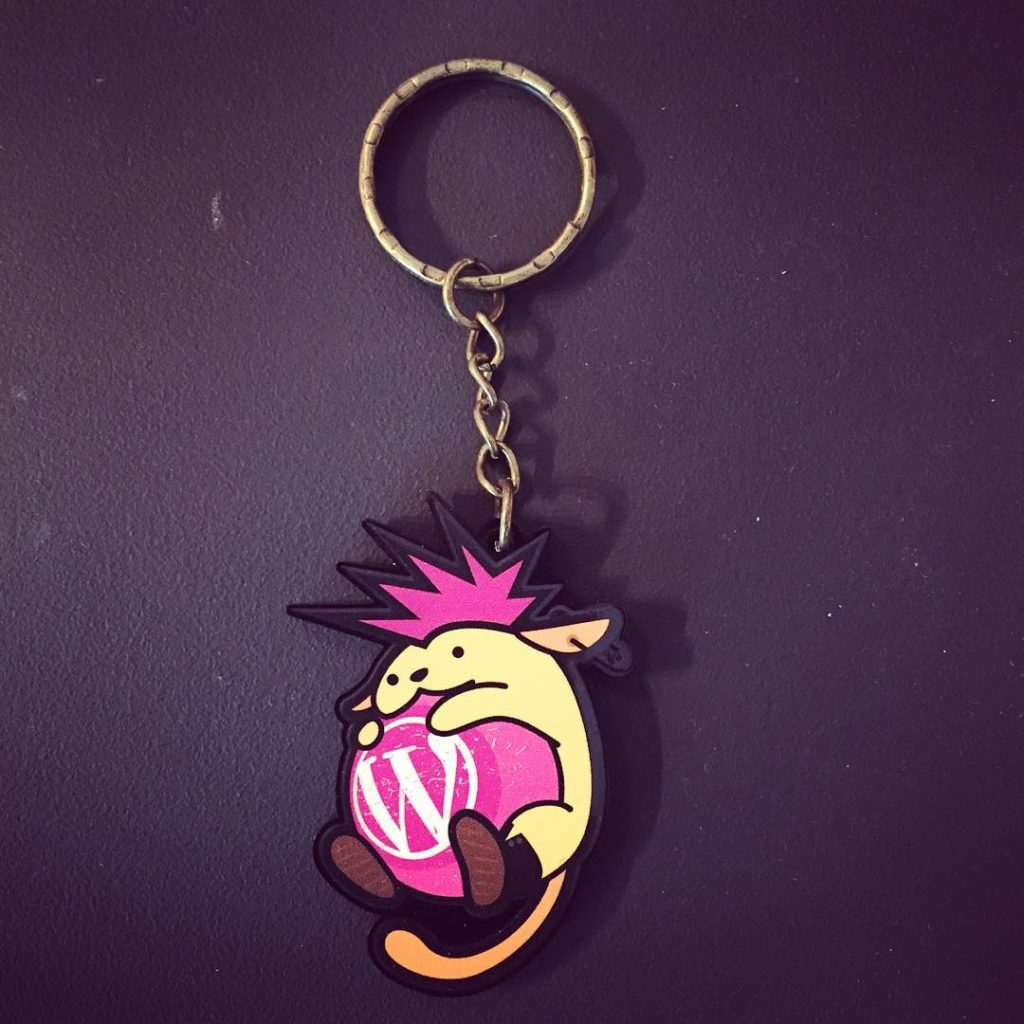 wapuu keychain